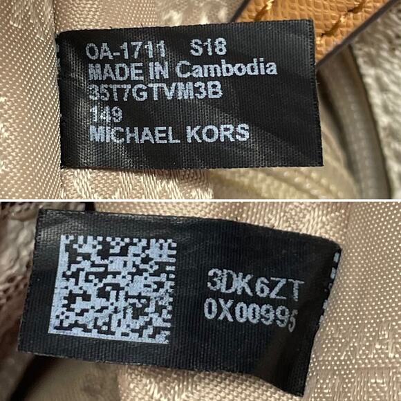 Michael Kors Jet Set Travel Crossbody Bag Vanilla *READ* - Picture 9 of 11